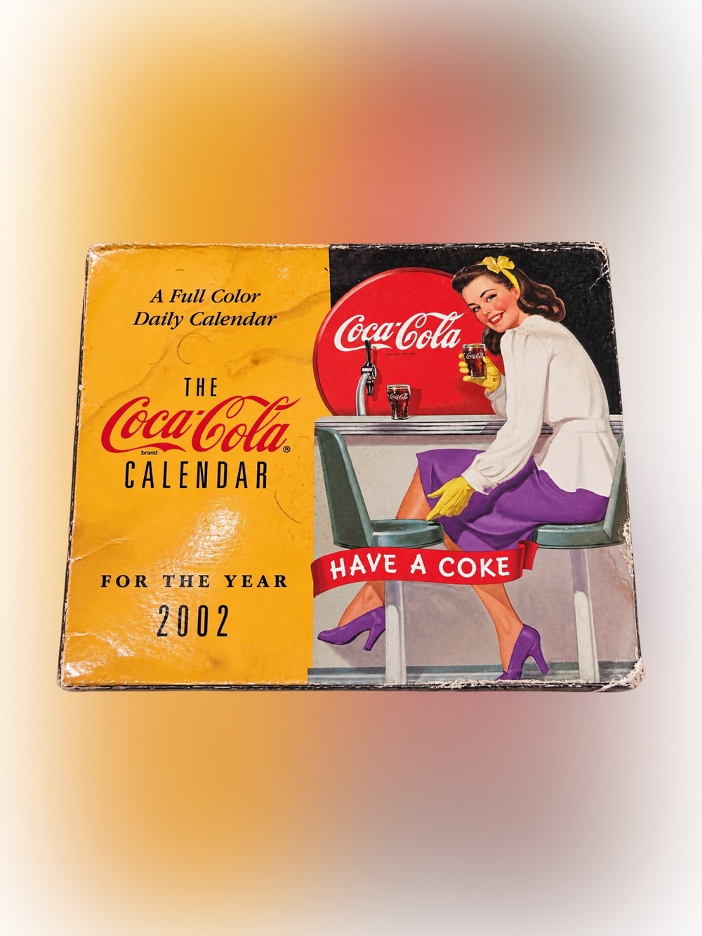 Vintage Y2K  Coca Cola Retro Calendar 2002